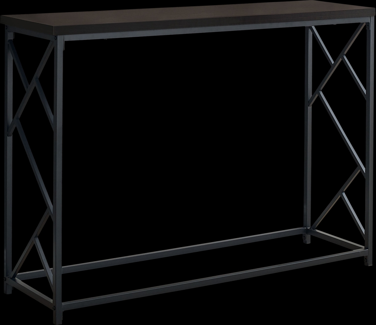 Ambur Espresso Console Table - Thumbnail - Image 1