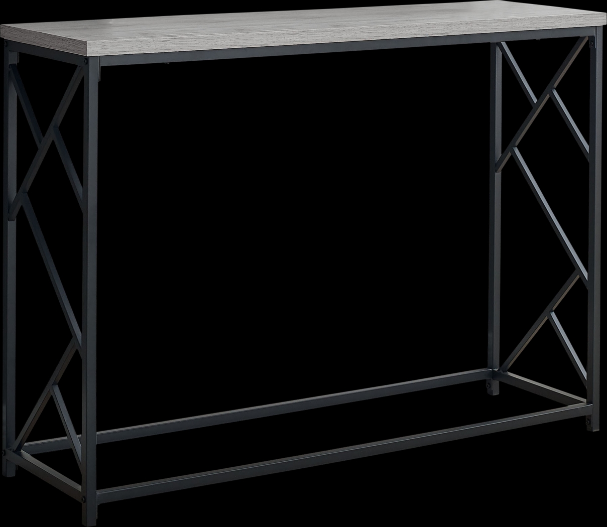 Ambur Gray Console Table - Thumbnail - Image 1