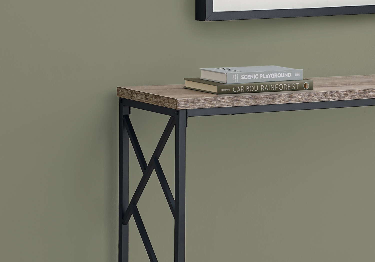 Ambur Taupe Console Table - Thumbnail - Image 3