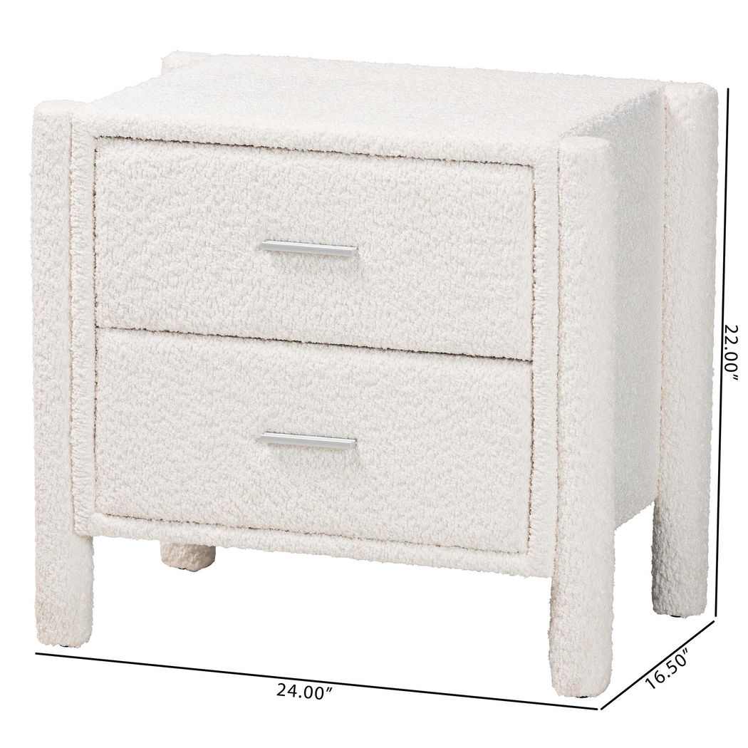 Amdahl White Nightstand - Thumbnail - Image 4