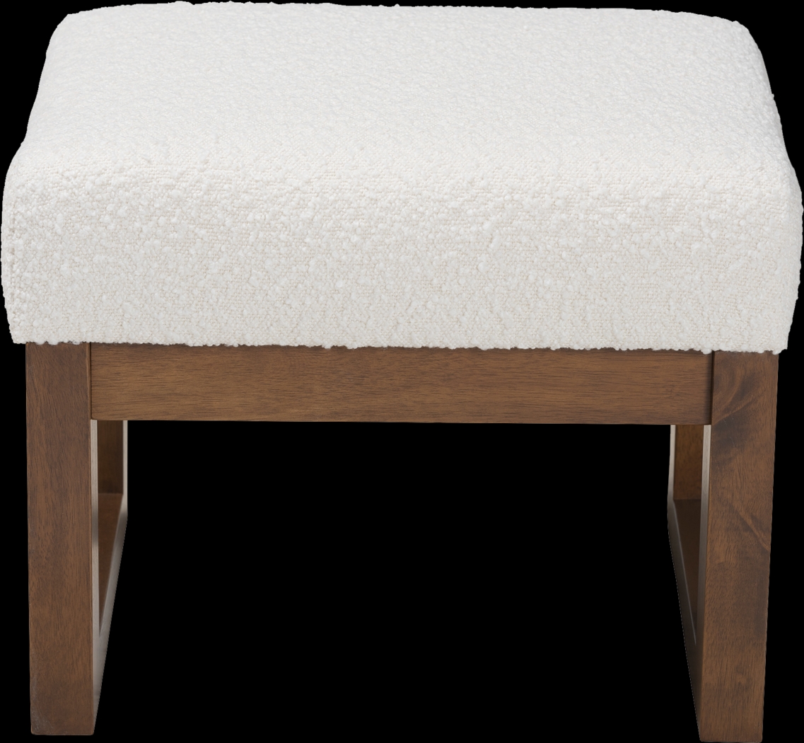 Amebco Off-White Ottoman - Thumbnail - Image 4