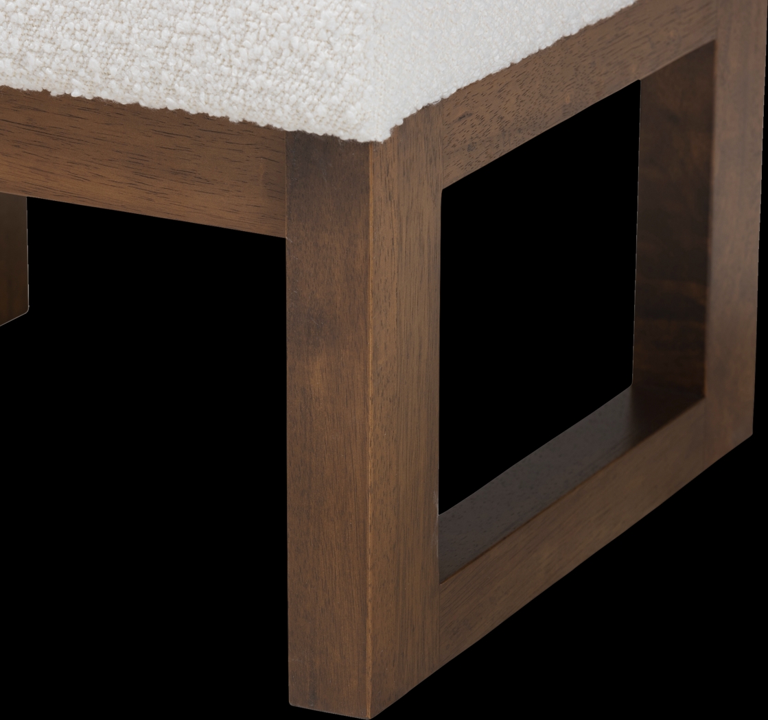 Amebco Off-White Ottoman - Thumbnail - Image 6