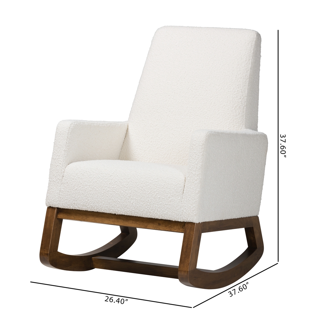 Amebco Off-White Rocking Chair - Thumbnail - Image 10