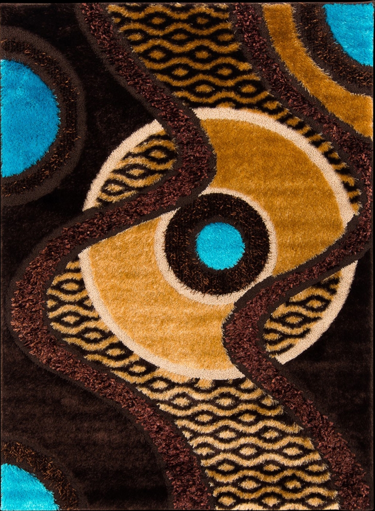 Ameena Brown 5' x 7'3 Rug - Thumbnail - Image 1