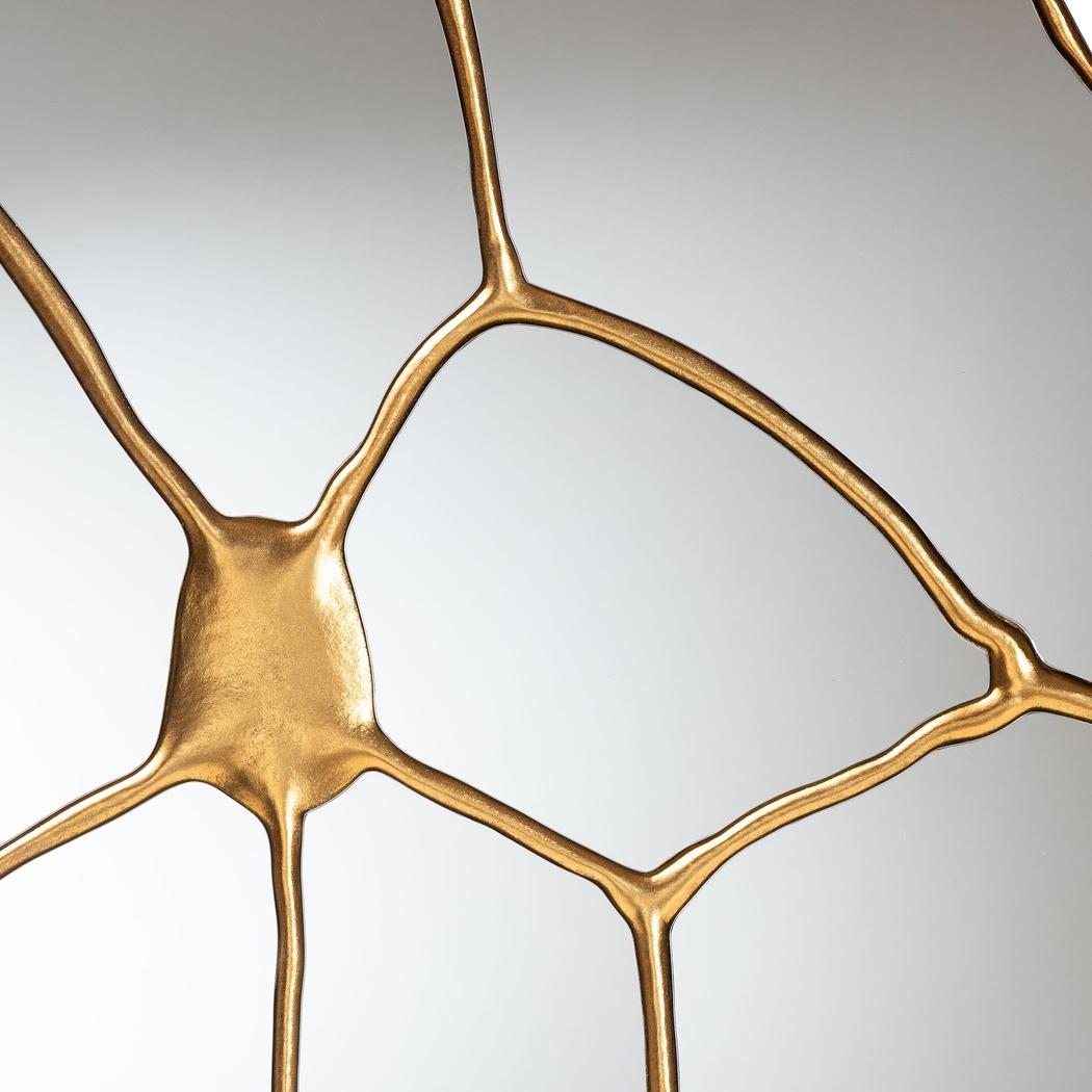 Amella Gold Wall Mirror - Thumbnail - Image 3