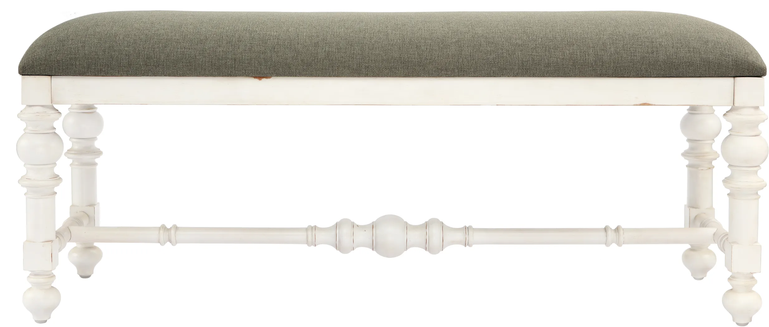 Amellan White Accent Bench - Thumbnail - Image 2