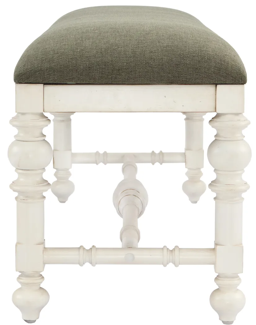 Amellan White Accent Bench - Thumbnail - Image 3