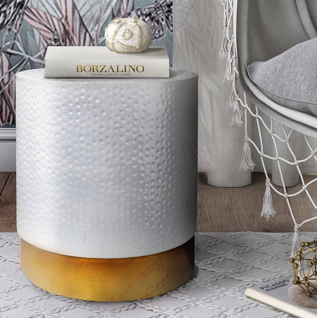 Amelyn White Accent Table - Thumbnail - Image 4