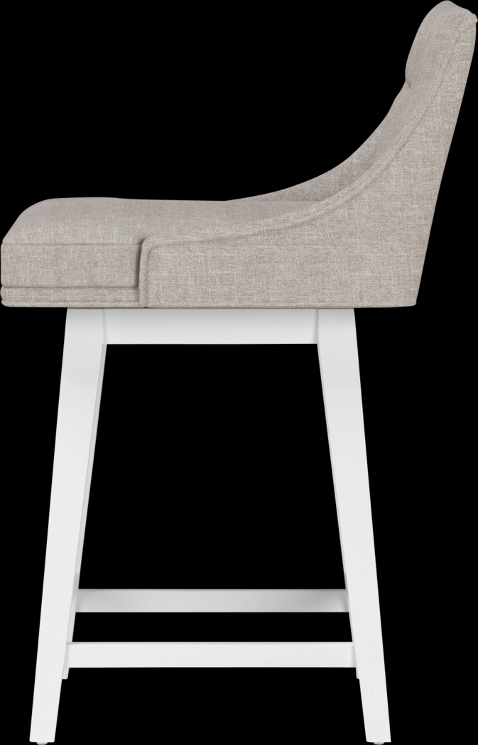 Amenophis Beige Counter Height Adjustable Stool - Thumbnail - Image 9