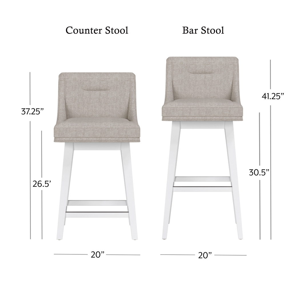 Amenophis Beige Counter Height Adjustable Stool - Thumbnail - Image 10