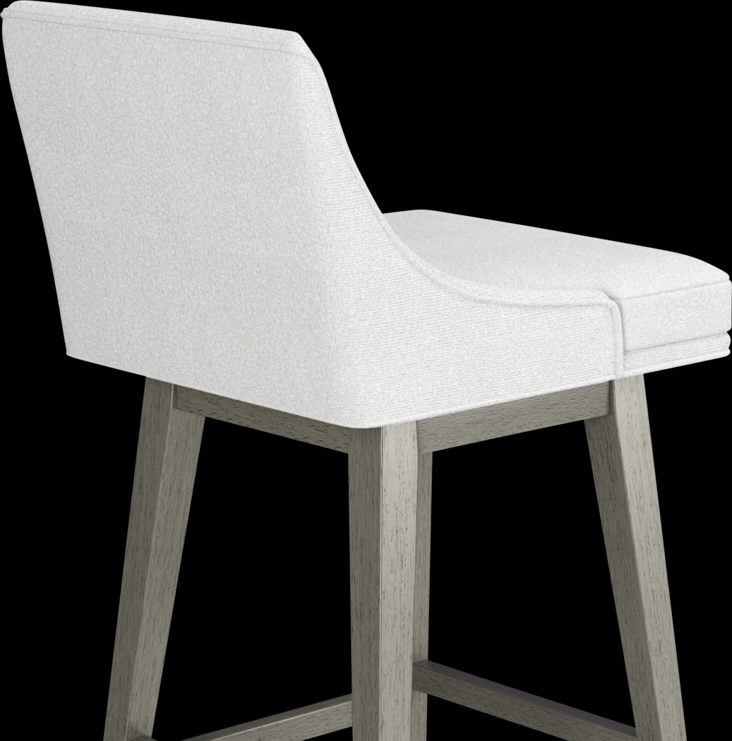 Amenophis White Counter Height Adjustable Stool - Thumbnail - Image 5