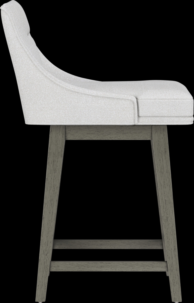 Amenophis White Counter Height Adjustable Stool - Thumbnail - Image 7