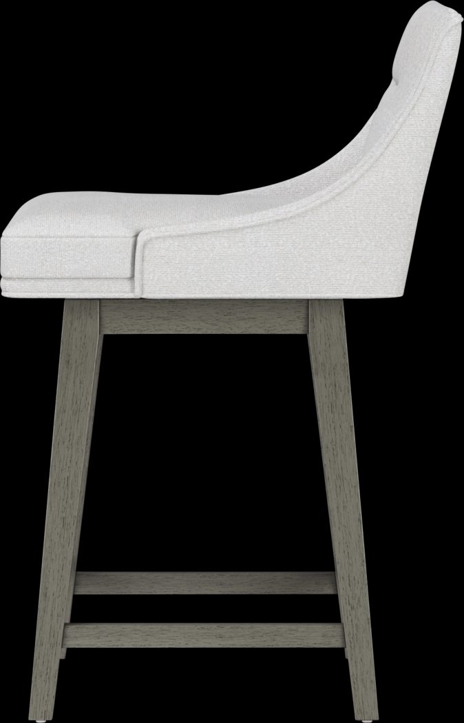 Amenophis White Counter Height Adjustable Stool - Thumbnail - Image 9