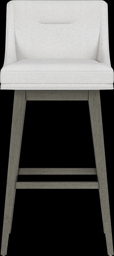 Amenophis White Counter Height Adjustable Stool - Thumbnail - Image 1