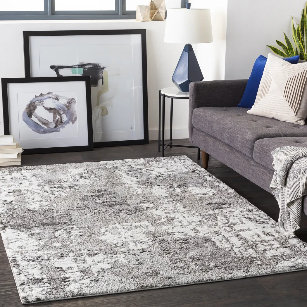 Amerah Charcoal 5'3 x 7'3 Rug - Thumbnail - Image 7