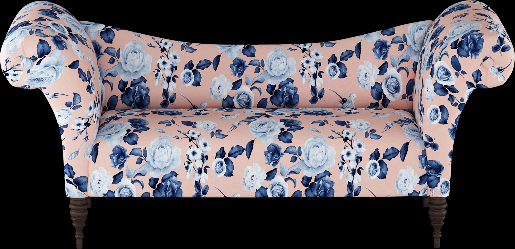 Amery Blue Settee - Thumbnail - Image 2