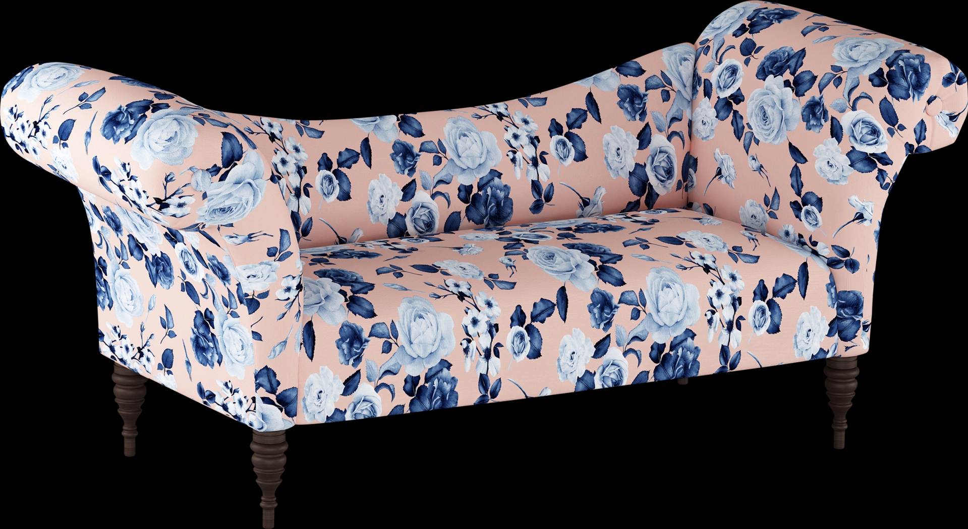 Amery Blue Settee - Thumbnail - Image 1