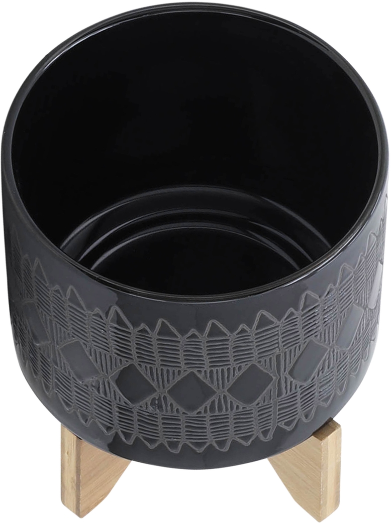 Amesburry Black Planter - Thumbnail - Image 4