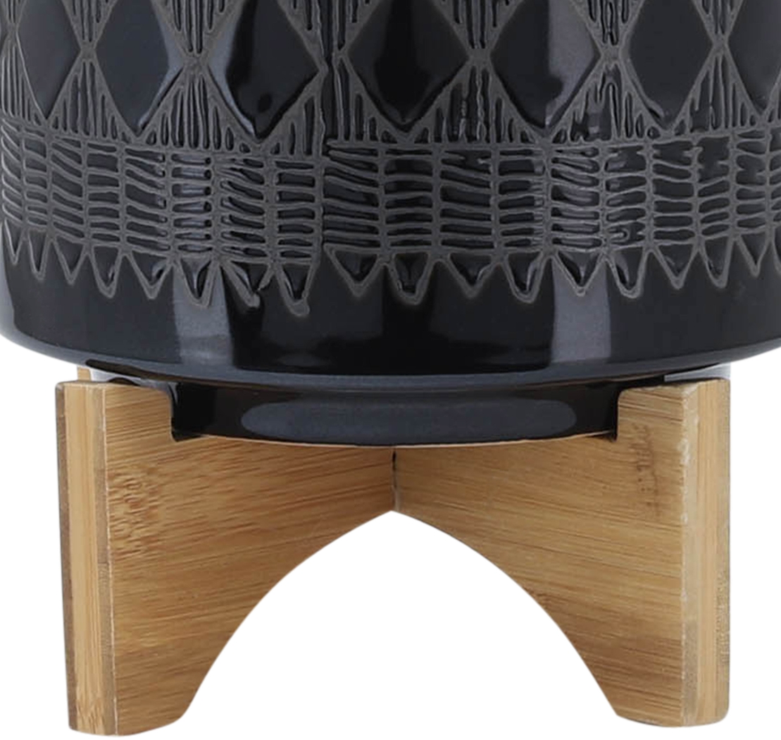 Amesburry Black Planter - Thumbnail - Image 7