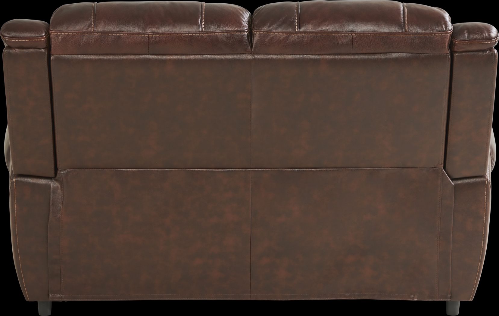 Amesbury Brown Leather 2 Pc Living Room with Dual Power Reclining Sofa - Thumbnail - Image 9