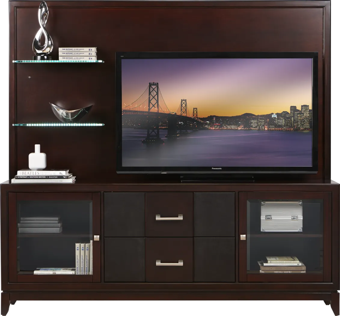 Amesbury Cherry 2 Pc Wall Unit - Thumbnail - Image 1
