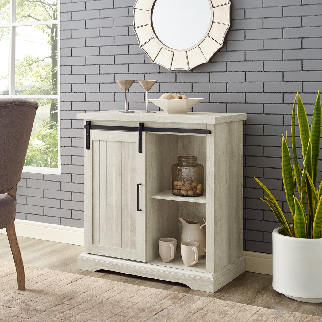 Amesley Cove White Accent Cabinet - Thumbnail - Image 2