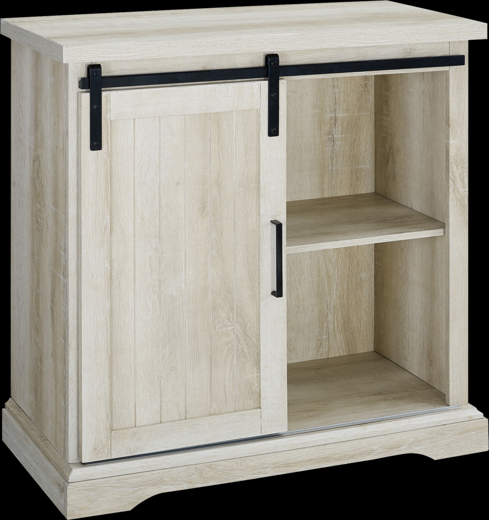 Amesley Cove White Accent Cabinet - Thumbnail - Image 1