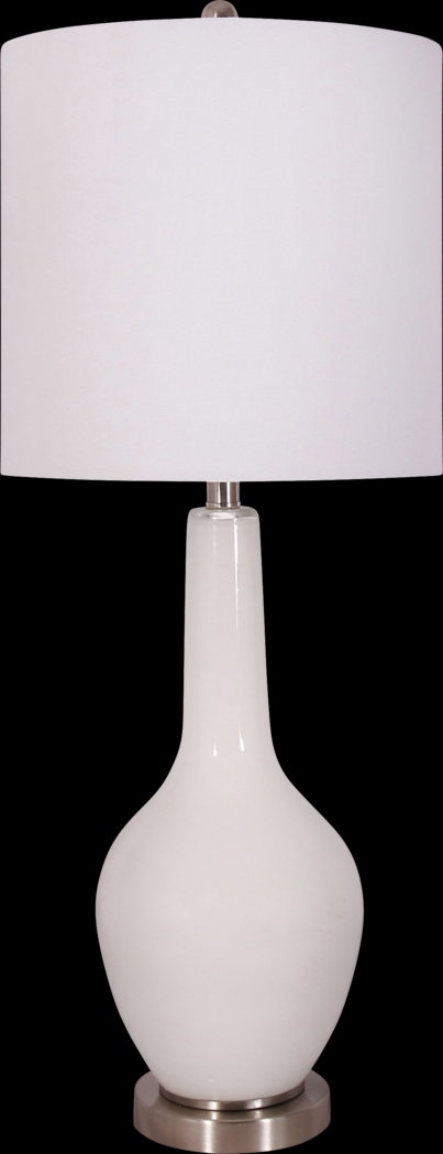 Amesley White Lamp - Thumbnail - Image 1