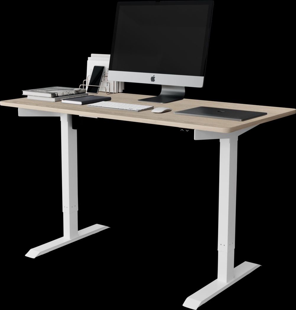 Ameslin Brown Adjustable Desk - Thumbnail - Image 1