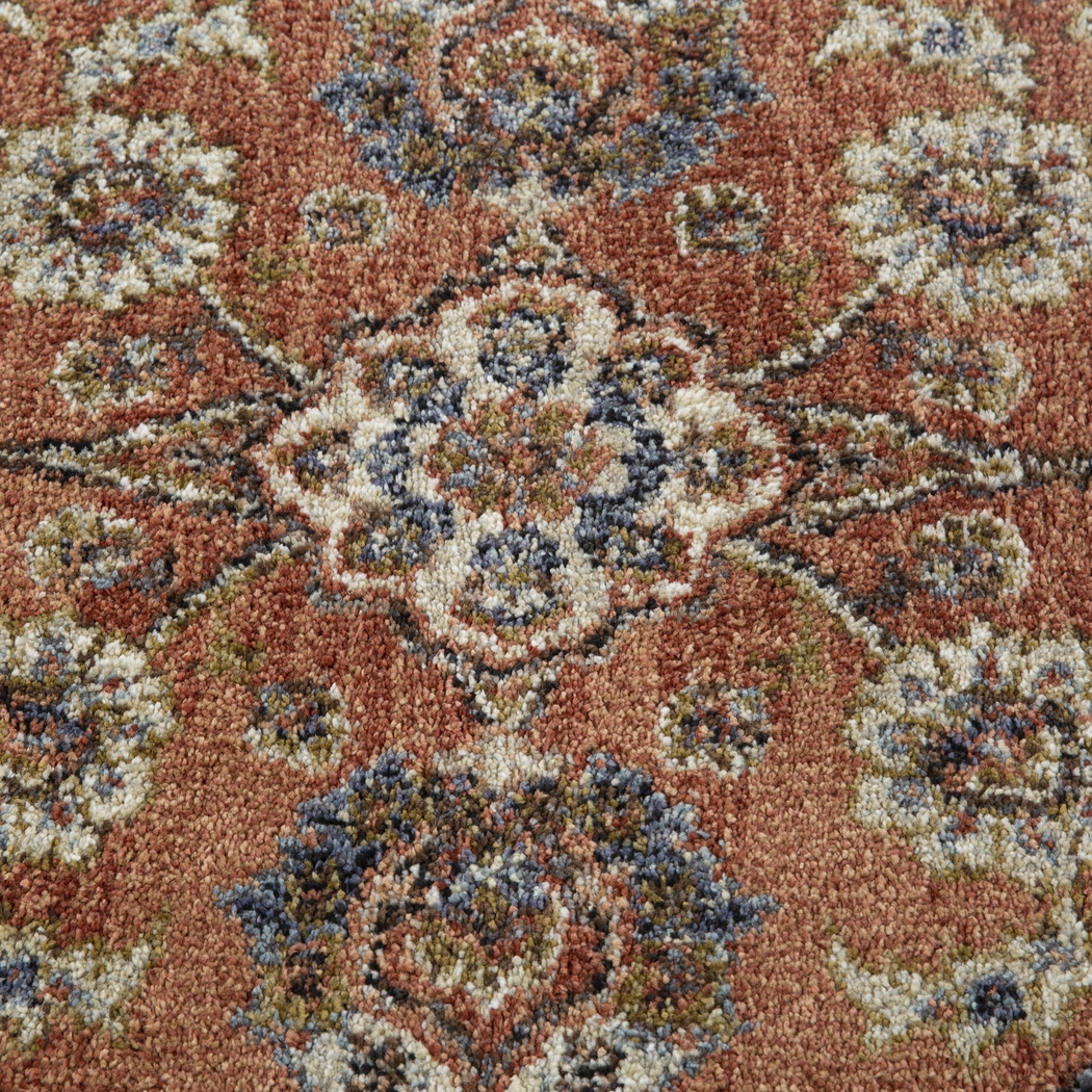 Amessor Orange 5'3 x 7'6 Rug - Thumbnail - Image 4