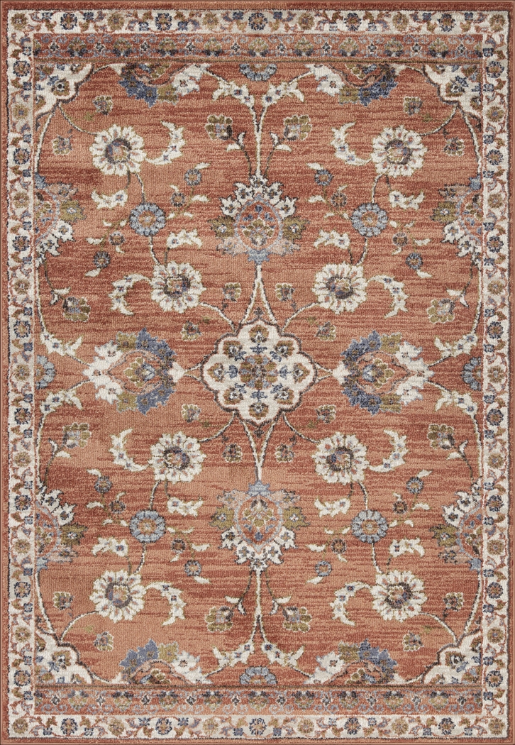 Amessor Orange 5'3 x 7'6 Rug - Thumbnail - Image 1
