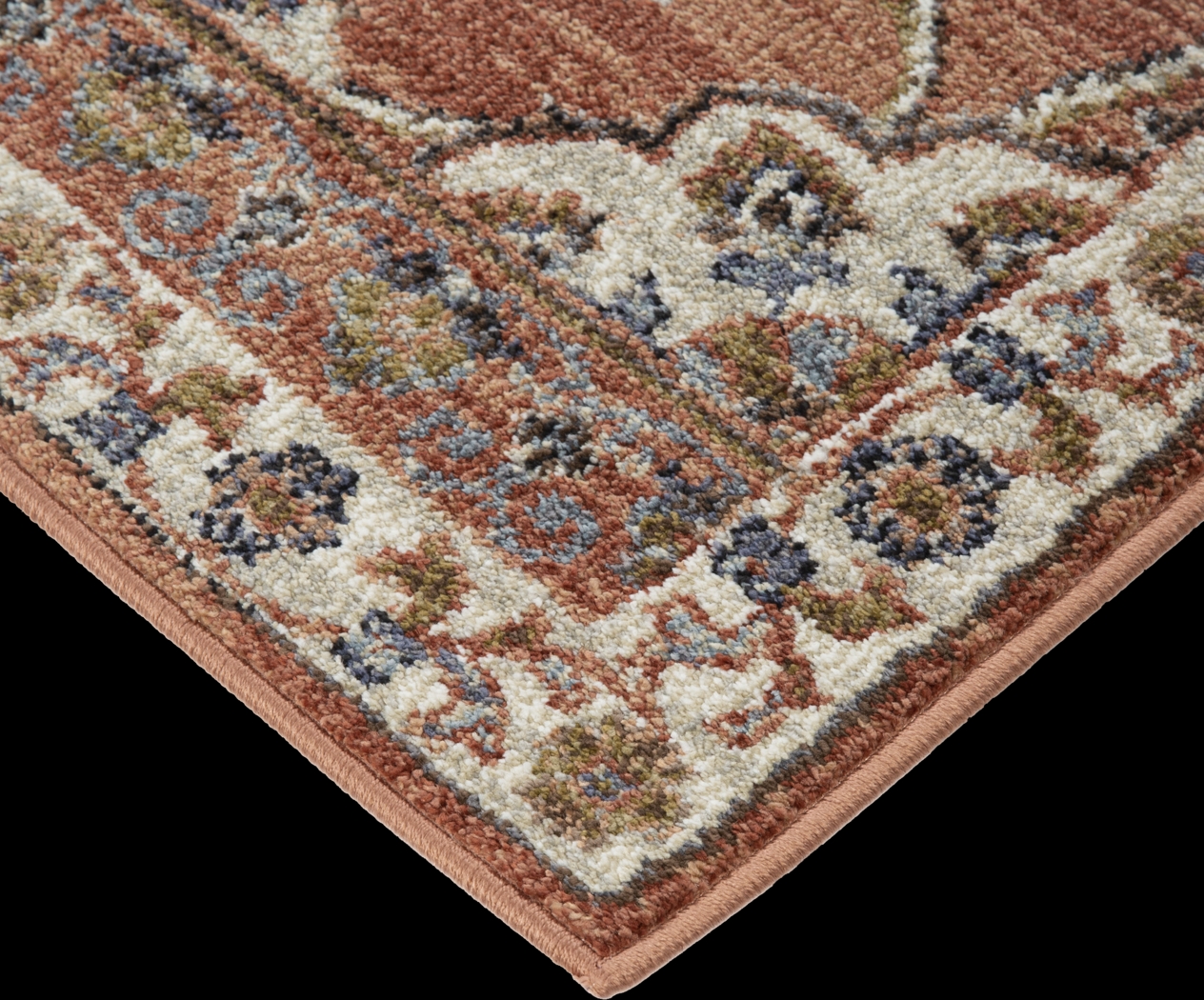 Amessor Orange 7'10 x 10'2 Rug - Thumbnail - Image 5