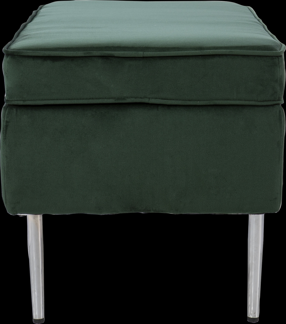 Ameswood Green Accent Bench - Thumbnail - Image 2