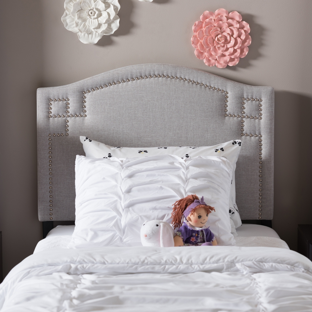 Ameswooda Gray Twin Headboard - Thumbnail - Image 2