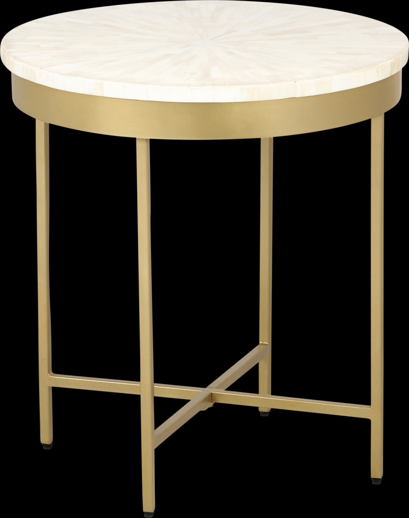 Amete I Gold Accent Table - Thumbnail - Image 5