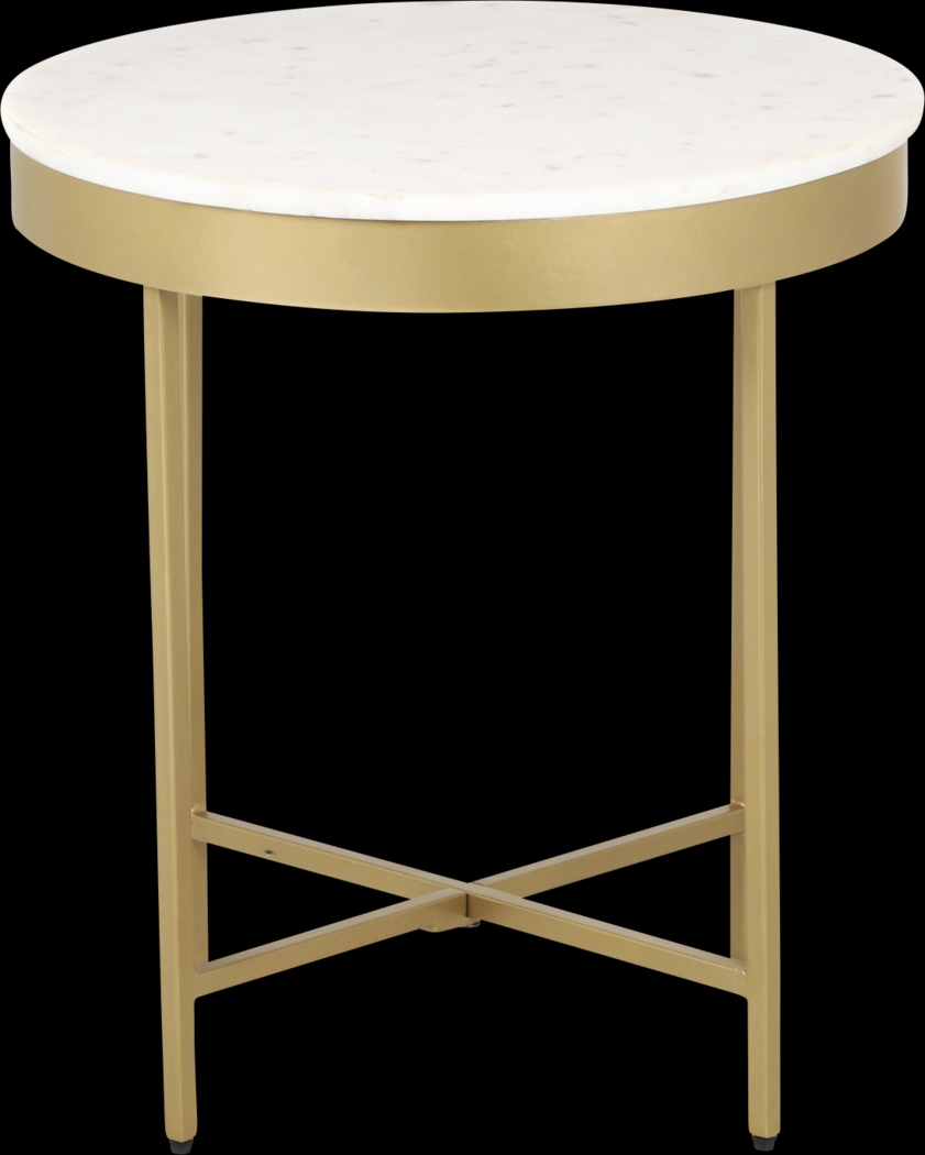 Amete II Gold Accent Table - Thumbnail - Image 1