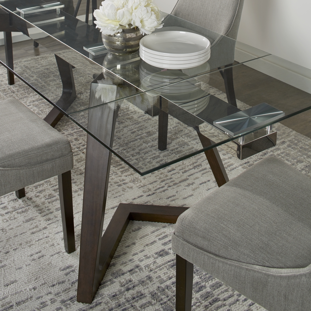 Amhearst Brown Rectangle Dining Table - Thumbnail - Image 4
