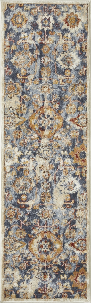 Amibell Blue 2' x 6'7 Runner Rug - Thumbnail - Image 1