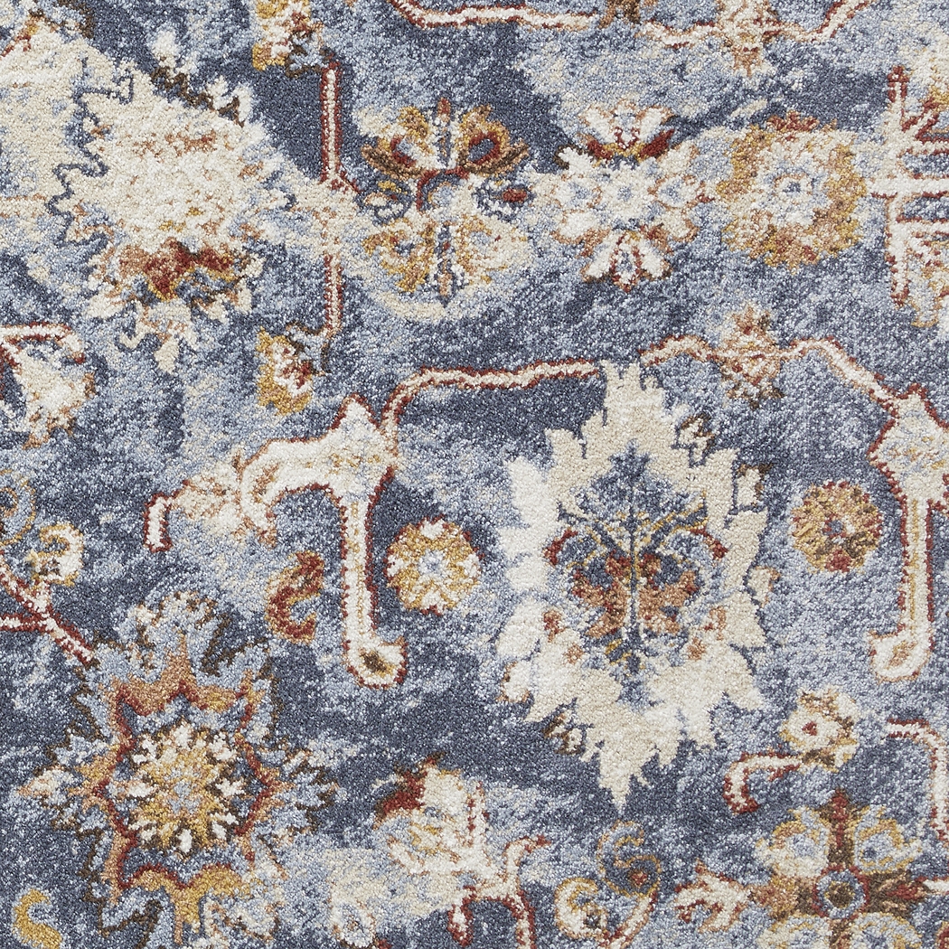 Amibell Blue 5'3 x 7'3 Area Rug - Thumbnail - Image 4