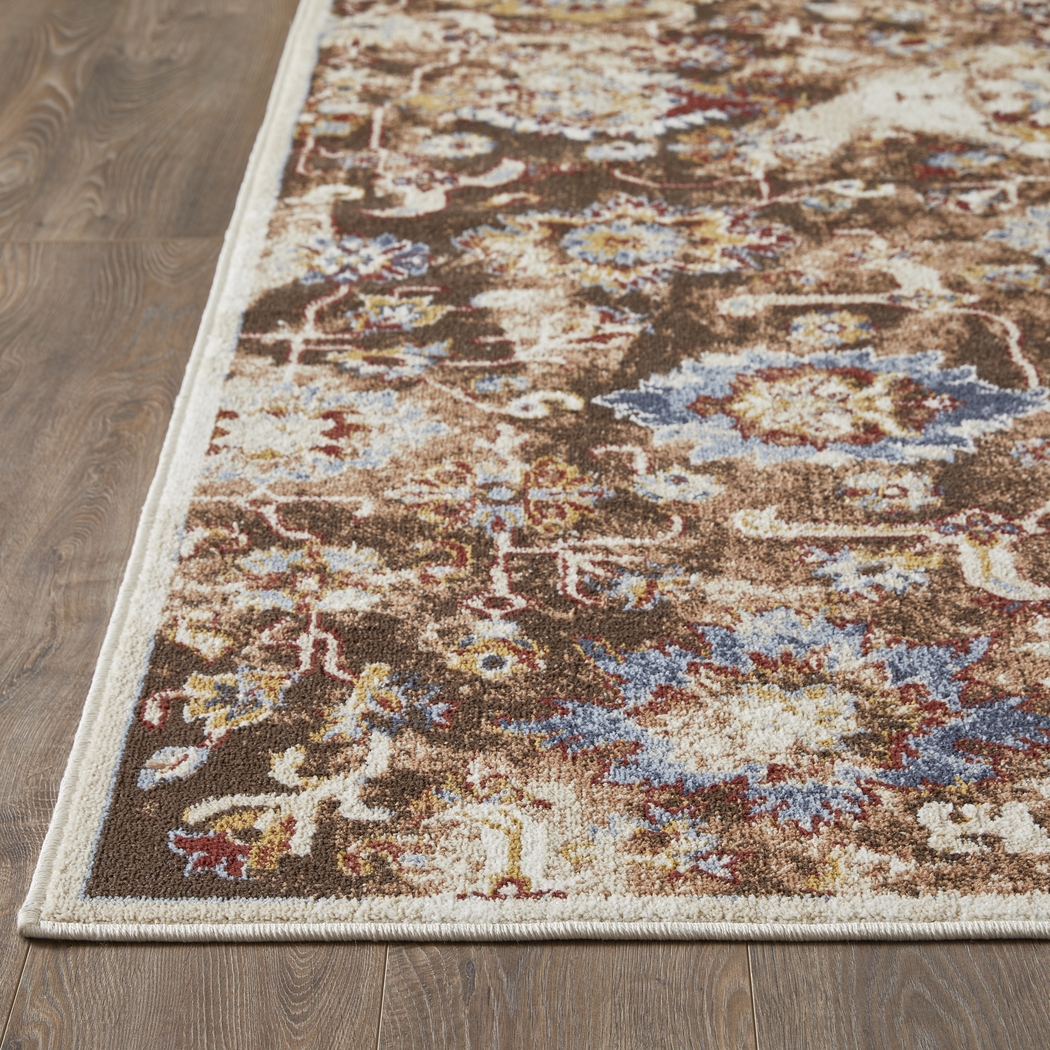 Amibell Brown 2' x 6'7 Runner Rug - Thumbnail - Image 2