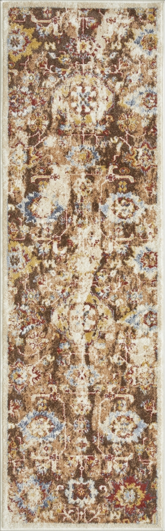 Amibell Brown 2' x 6'7 Runner Rug - Thumbnail - Image 1
