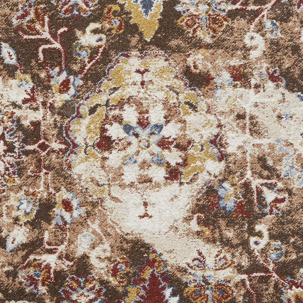 Amibell Brown 5'3 x 7'3 Area Rug - Thumbnail - Image 3