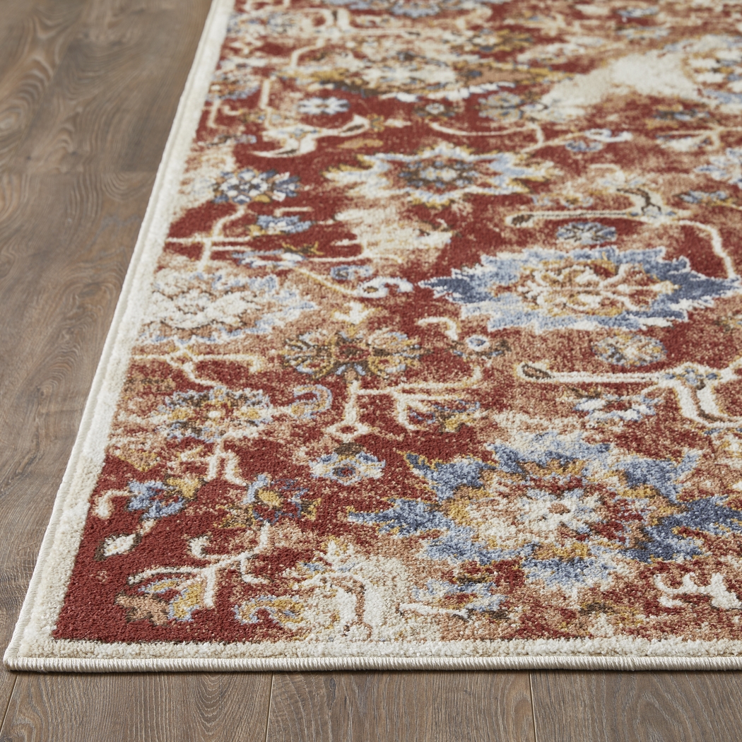 Amibell Orange 2' x 6'7 Runner Rug - Thumbnail - Image 3