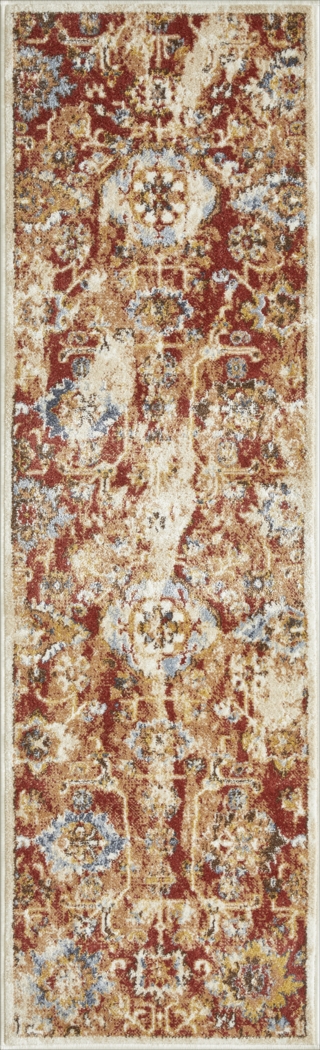 Amibell Orange 2' x 6'7 Runner Rug - Thumbnail - Image 1