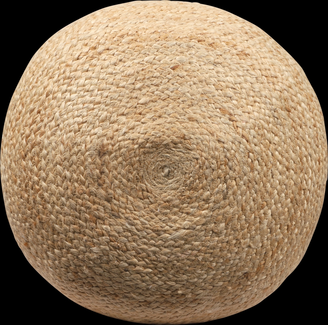 Amiden Natural/Navy Pouf - Thumbnail - Image 4