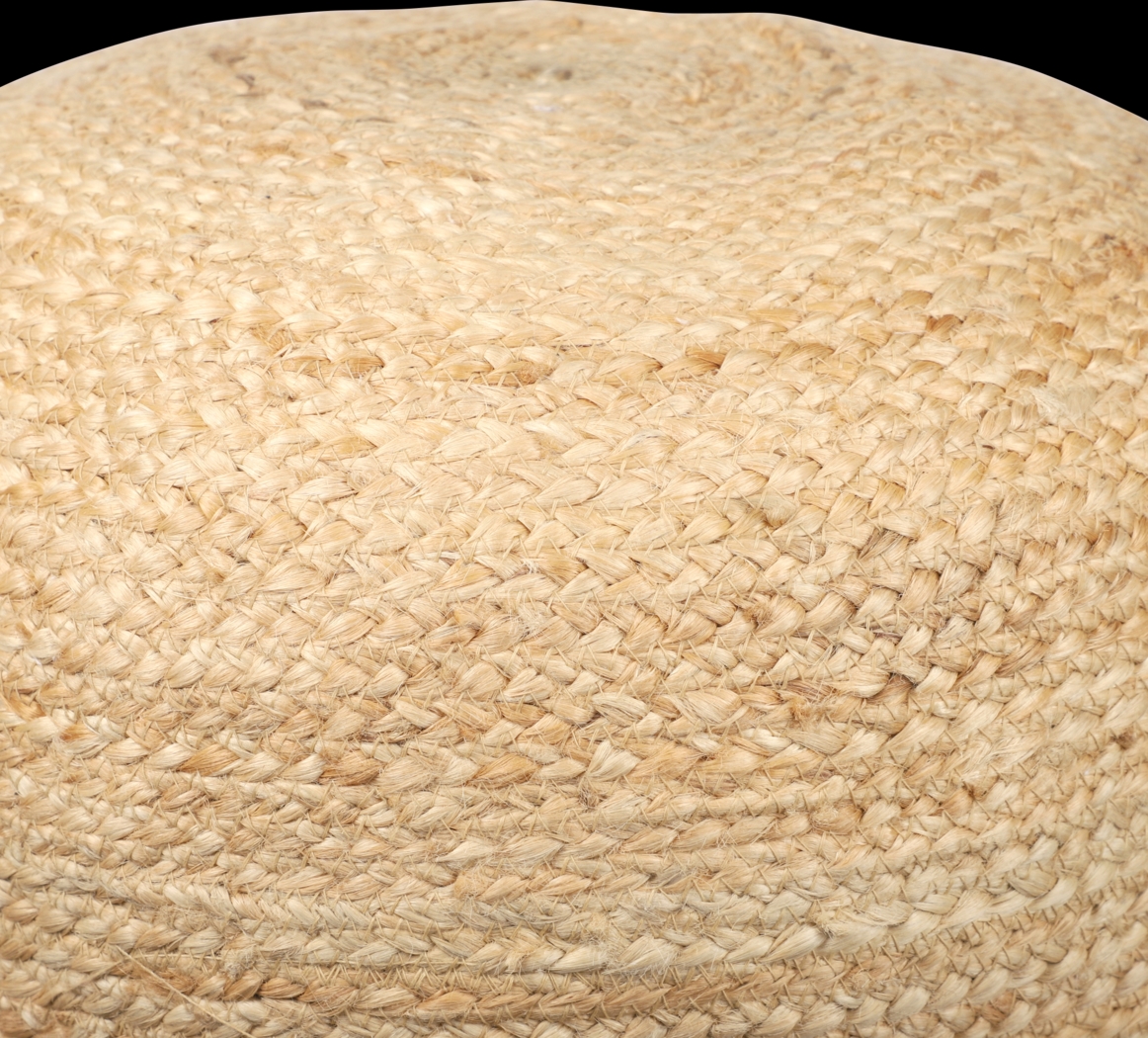 Amiden Natural/Navy Pouf - Thumbnail - Image 5