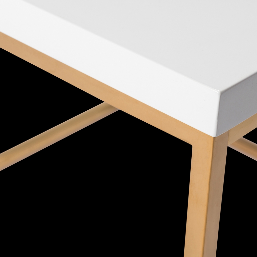 Amiebleu II White Cocktail Table - Thumbnail - Image 3