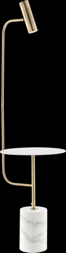 Amiee Court Brass Floor Lamp - Thumbnail - Image 1