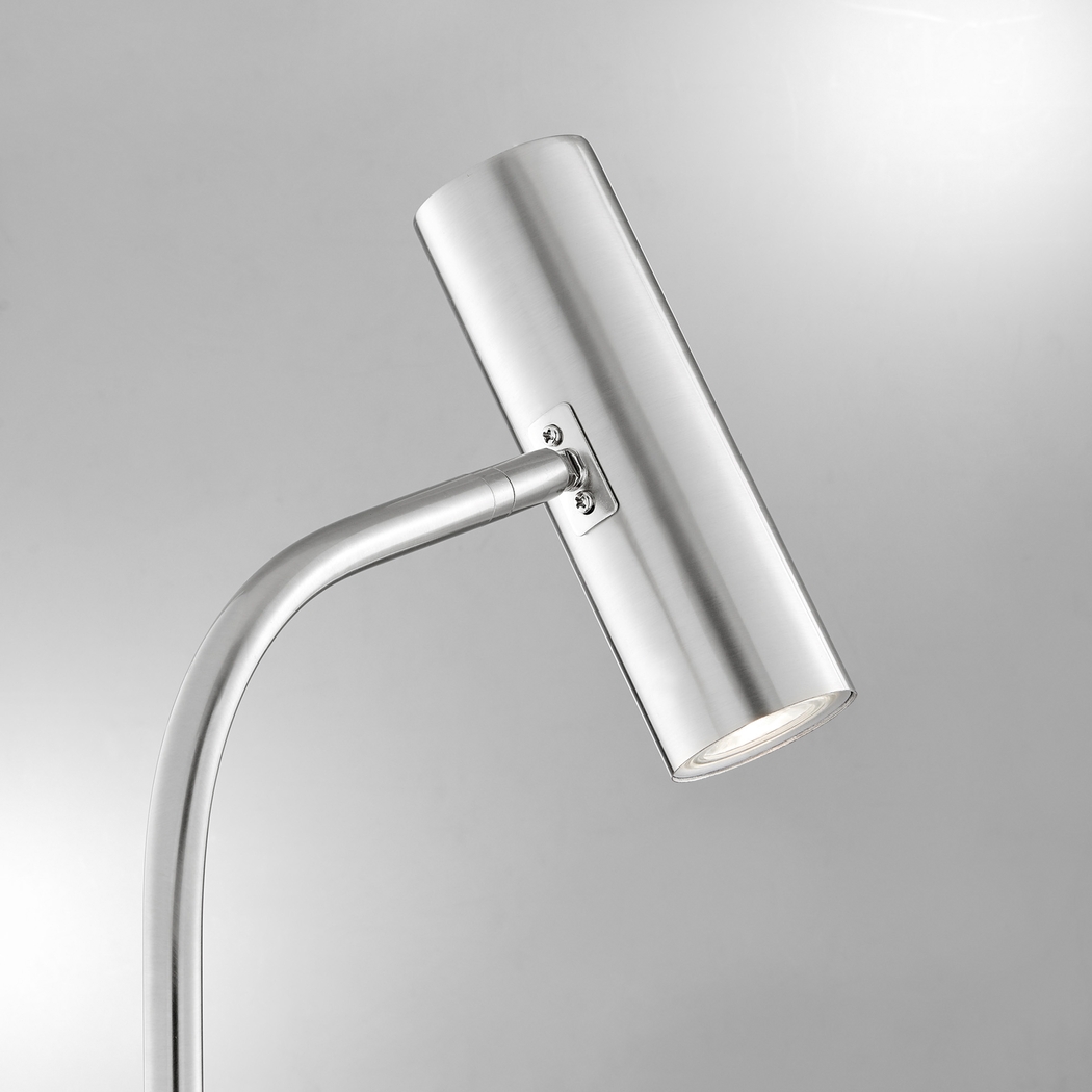 Amiee Court Nickel Floor Lamp - Thumbnail - Image 3