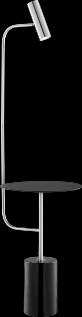 Amiee Court Nickel Floor Lamp - Thumbnail - Image 1
